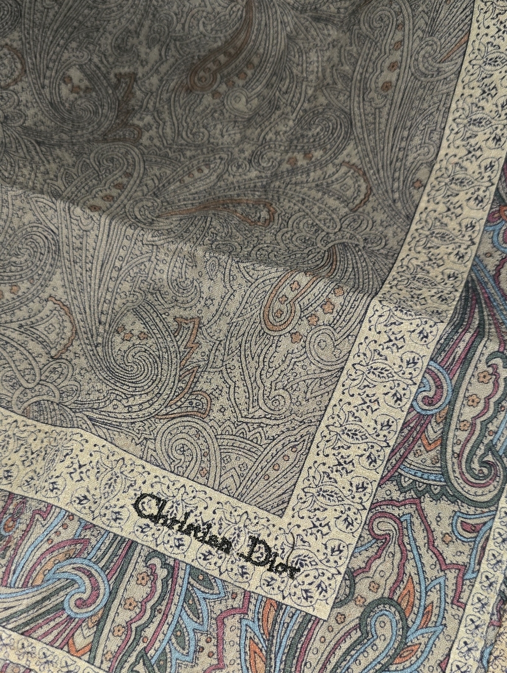 Christian DIOR Handkerchief 19x19